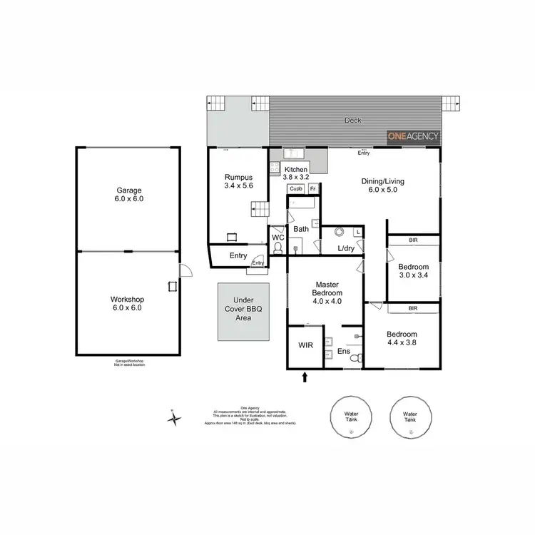 Floorplan of Homely house listing, 13 Honey Richea Road, Hellyer TAS 7321