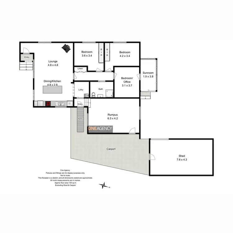 Floorplan of Homely house listing, 14 Dallas Court, Smithton TAS 7330