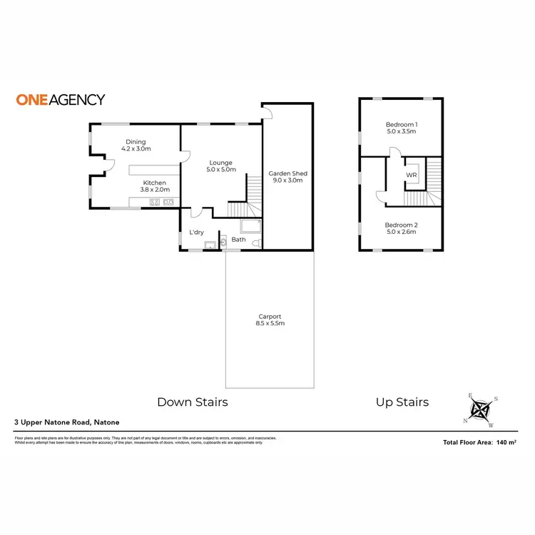 Floorplan of Homely house listing, 3 Upper Natone Road, Natone TAS 7321