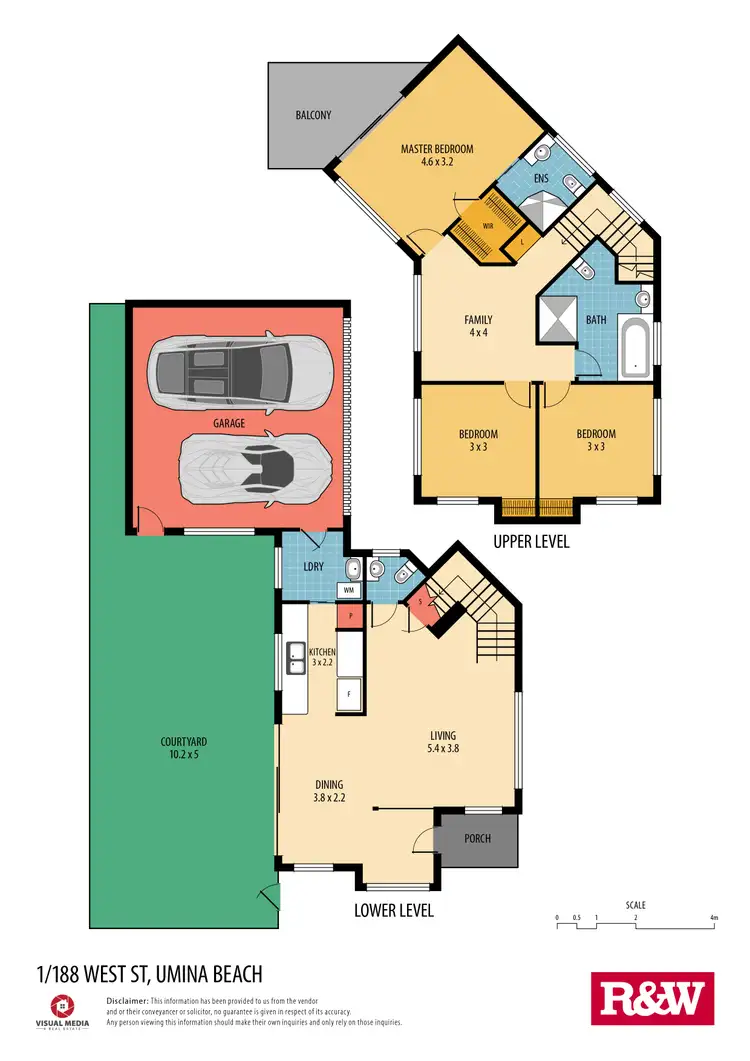 Floorplan of Homely townhouse listing, 1/188 West Street, Umina Beach NSW 2257