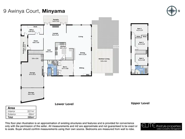 Floorplan of Homely house listing, 9 Awinya Court, Minyama QLD 4575
