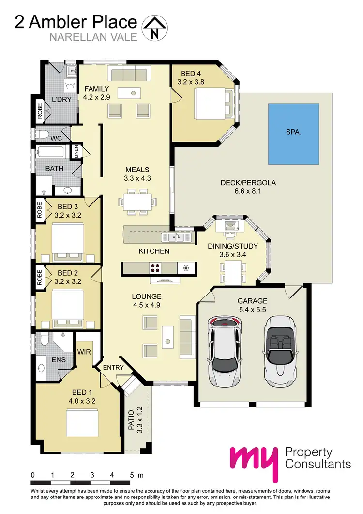 Floorplan of Homely house listing, 2 Ambler Place, Narellan Vale NSW 2567