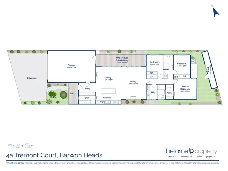 Floorplan of Homely house listing, 4a Tremont Court, Barwon Heads VIC 3227