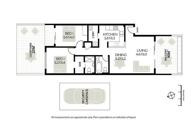 Floorplan of Homely apartment listing, 24/14-40 Davies Street, Surry Hills NSW 2010