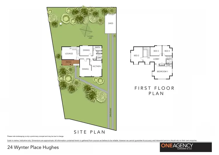 Floorplan of Homely house listing, 24 Wynter Place, Hughes ACT 2605
