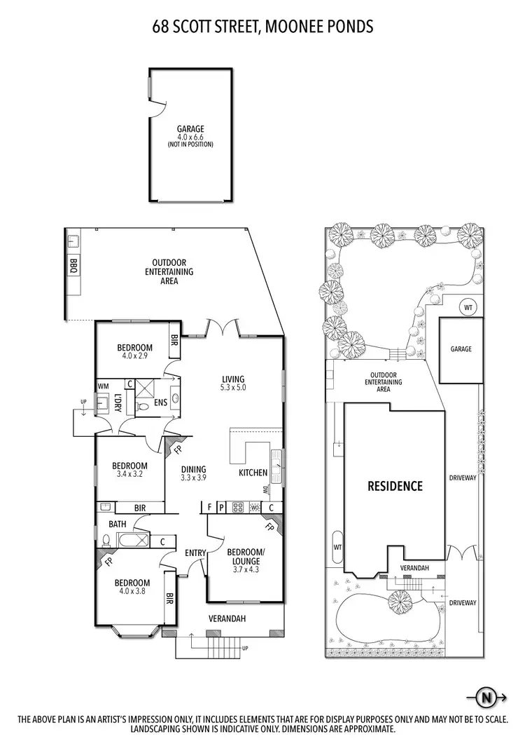 Floorplan of Homely house listing, 68 Scott Street, Moonee Ponds VIC 3039