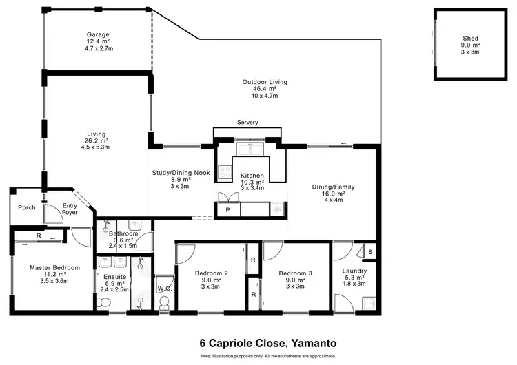 Floorplan of Homely house listing, 6 Capriole Close, Yamanto QLD 4305