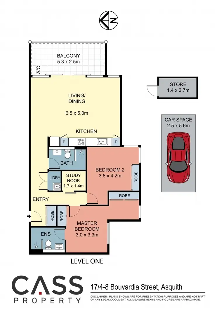Floorplan of Homely apartment listing, 17/4-8 Bouvardia Street, Asquith NSW 2077