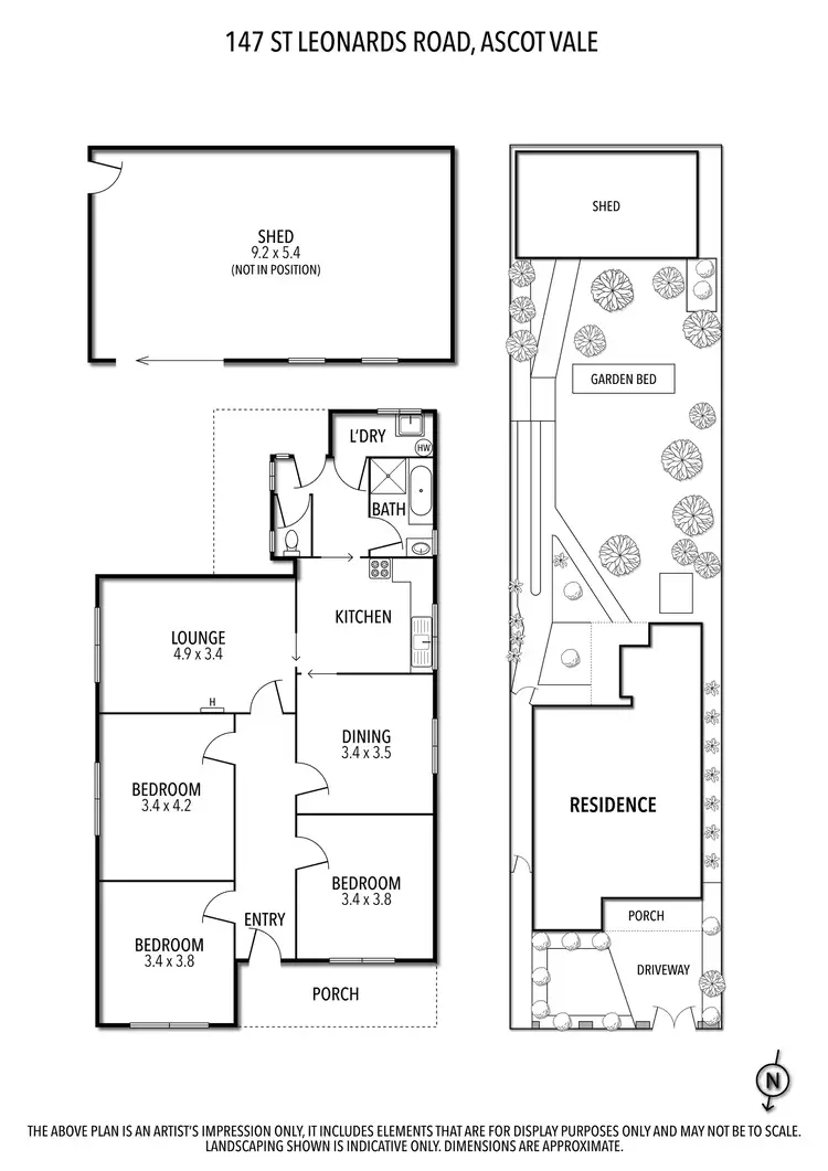 Floorplan of Homely house listing, 147 St Leonards Road, Ascot Vale VIC 3032