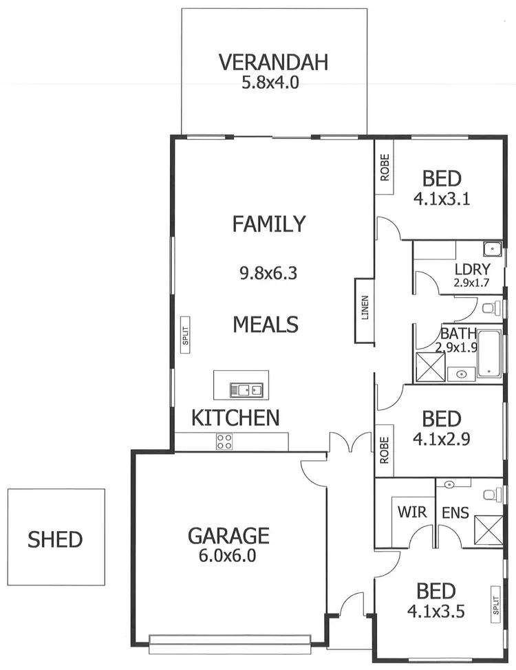 Floorplan of Homely house listing, 19 Parkview Drive, Murray Bridge SA 5253