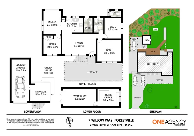 Floorplan of Homely house listing, 7 Willow Way, Forestville NSW 2087