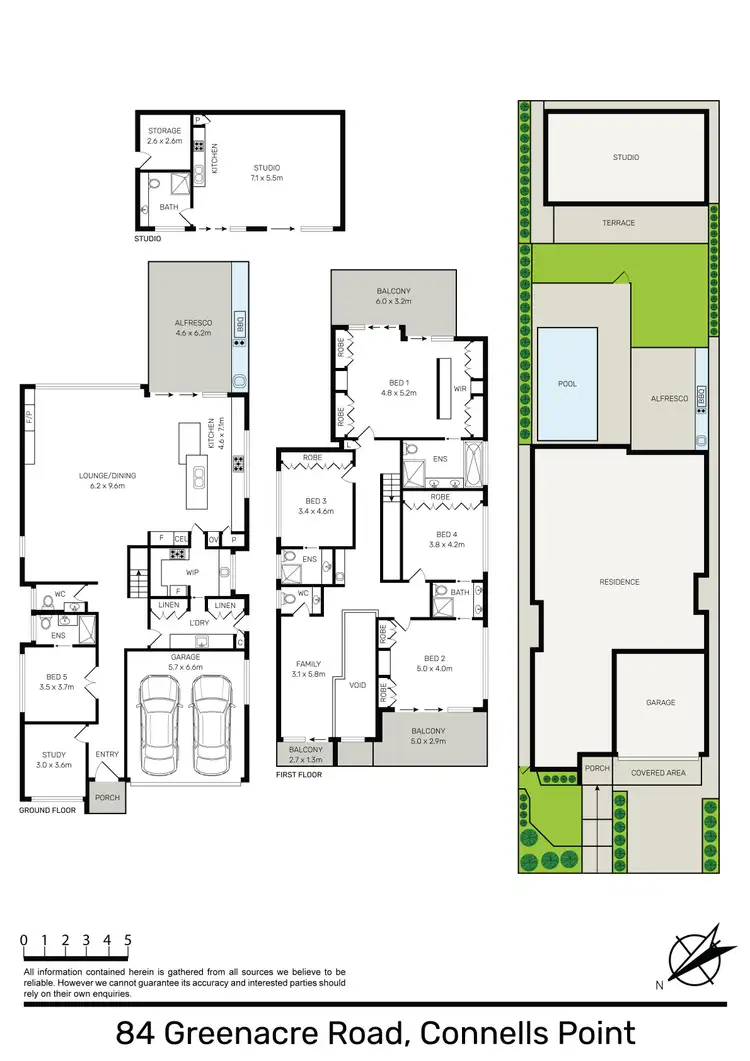 Floorplan of Homely house listing, 84 Greenacre Road, Connells Point NSW 2221