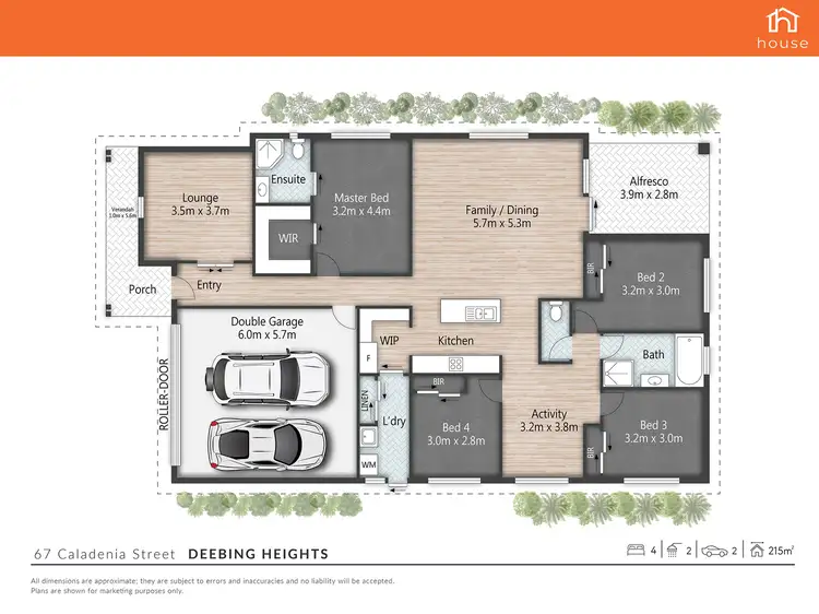 Floorplan of Homely house listing, 68 Caladenia Street, Deebing Heights QLD 4306