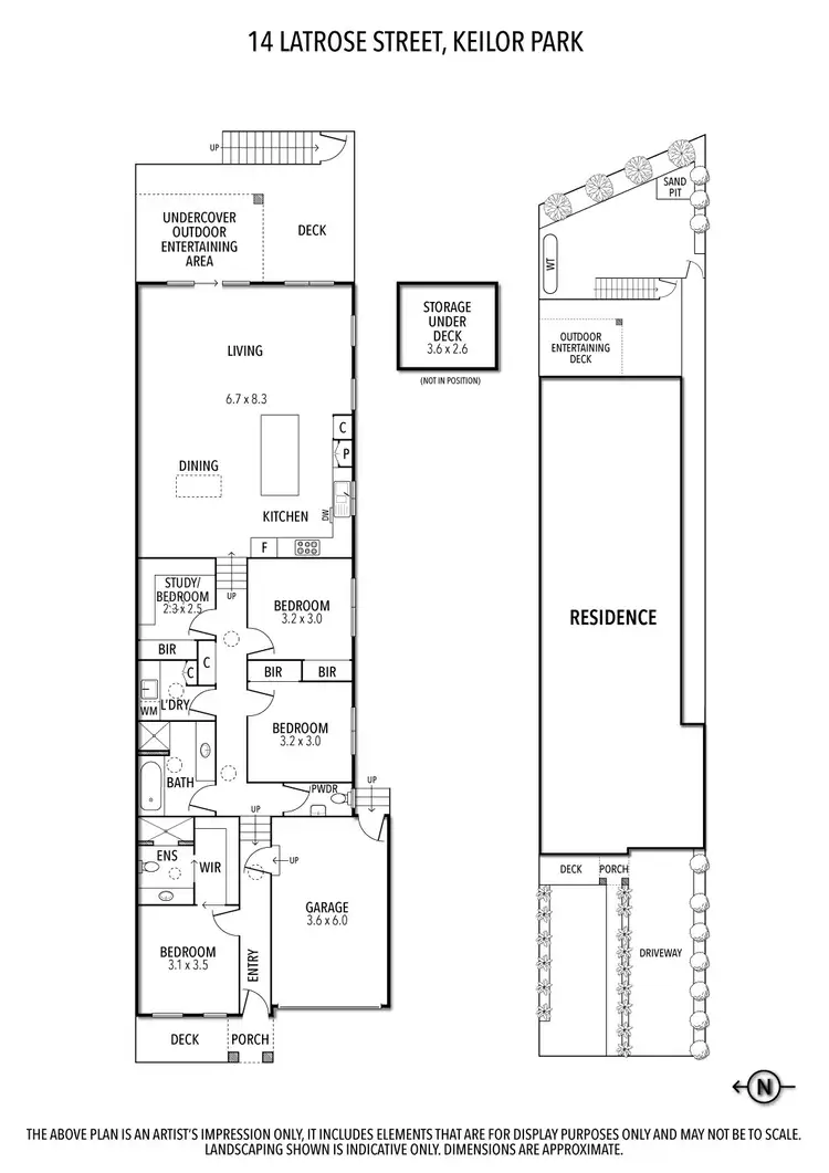 Floorplan of Homely house listing, 14 Latrose Street, Keilor Park VIC 3042