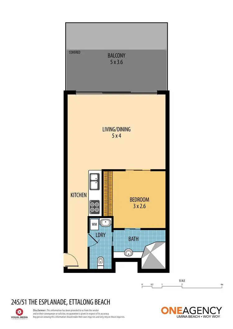 Floorplan of Homely apartment listing, 245/51-54 The Esplanade, Ettalong Beach NSW 2257