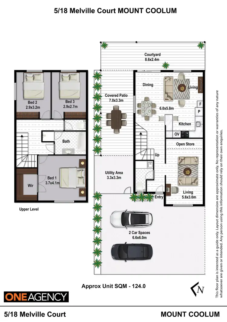 Floorplan of Homely unit listing, Unit 5/18 Melville Ct, Mount Coolum QLD 4573