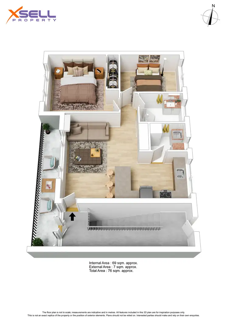 Floorplan of Homely unit listing, 7/26 Ashbrook Avenue, Payneham SA 5070