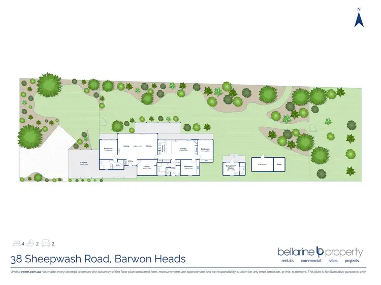 Floorplan of Homely house listing, 38 Sheepwash Road, Barwon Heads VIC 3227