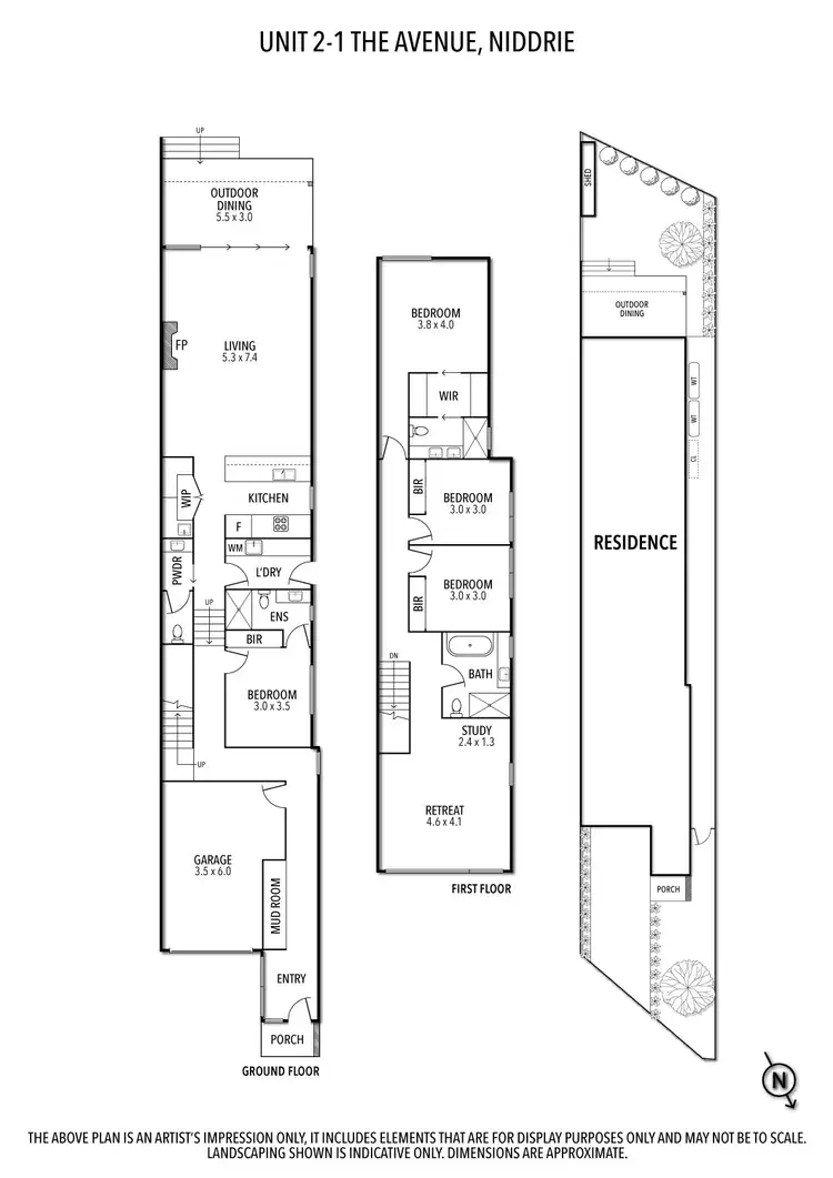 Floorplan of Homely house listing, 1C The Avenue, Niddrie VIC 3042