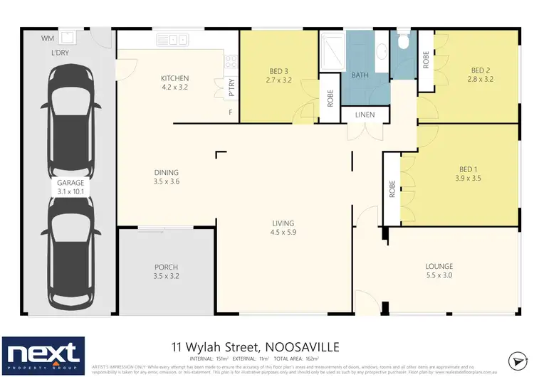 Floorplan of Homely house listing, 11 Wylah Street, Noosaville QLD 4566