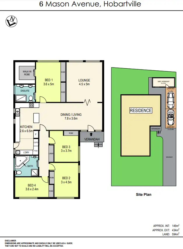Floorplan of Homely house listing, 6 Mason Avenue, Hobartville NSW 2753