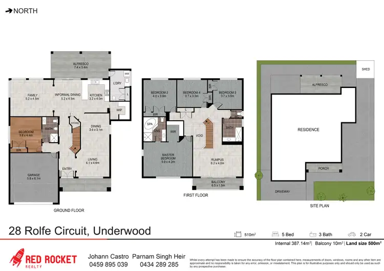 Floorplan of Homely house listing, 28 Rolfe Circuit, Underwood QLD 4119