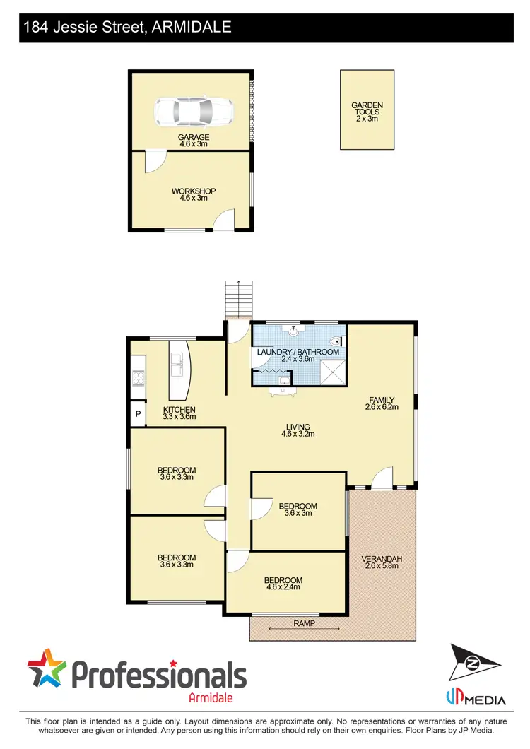 Floorplan of Homely house listing, 184 Jessie Street, Armidale NSW 2350