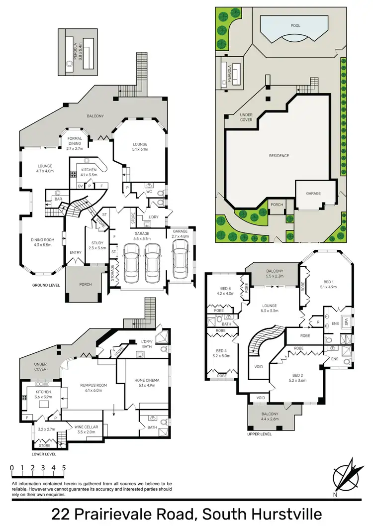 Floorplan of Homely house listing, 22 Prairievale Road, South Hurstville NSW 2221