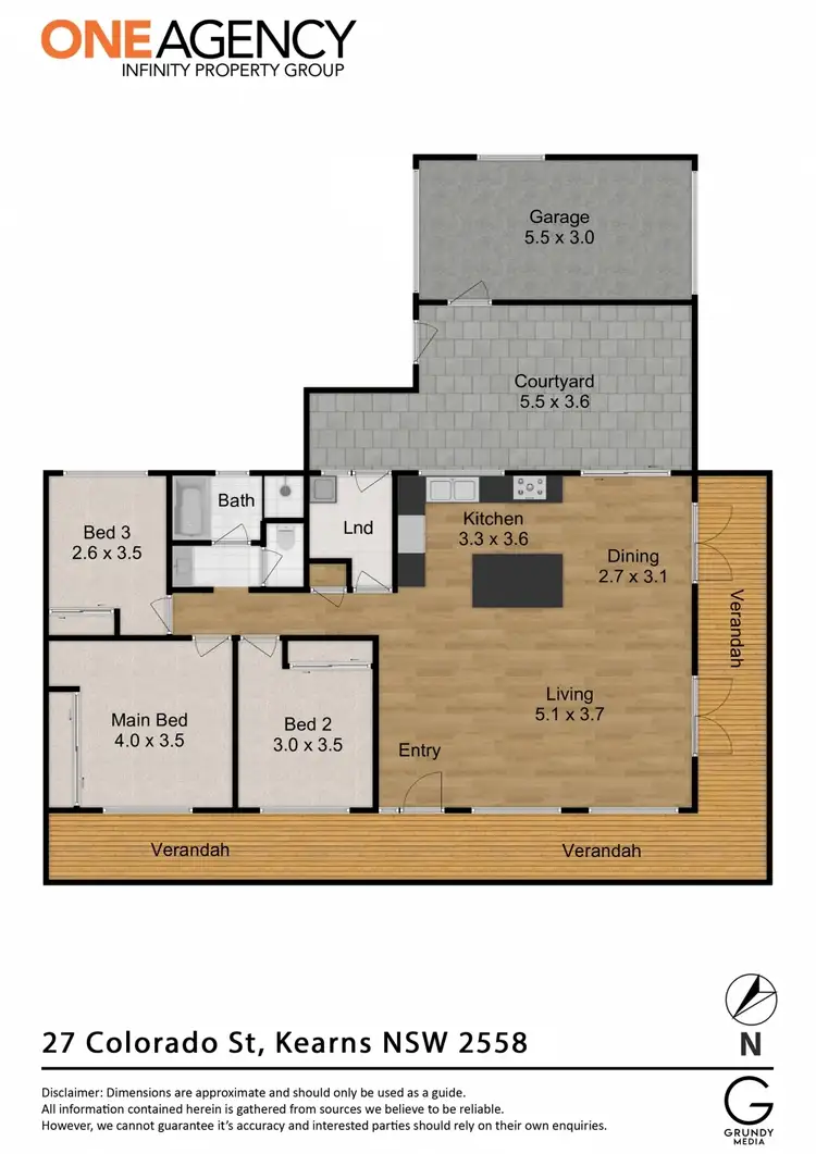 Floorplan of Homely house listing, 27 Colorado Street, Kearns NSW 2558