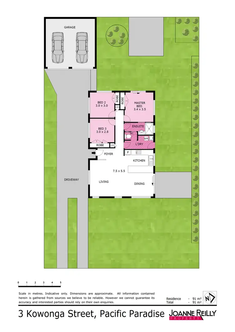 Floorplan of Homely house listing, 3 Kowonga Street, Pacific Paradise QLD 4564