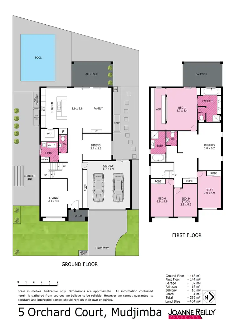 Floorplan of Homely house listing, 5 Orchard Court, Mudjimba QLD 4564
