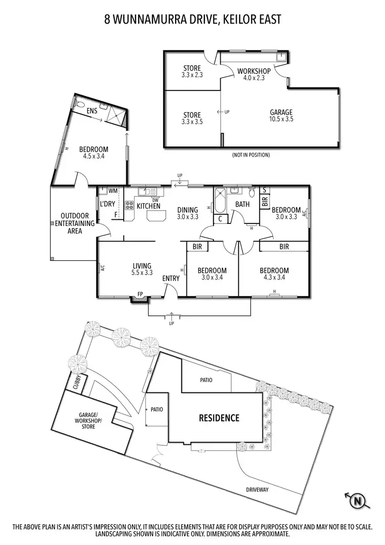Floorplan of Homely house listing, 8 Wunnamurra Drive, Keilor East VIC 3033