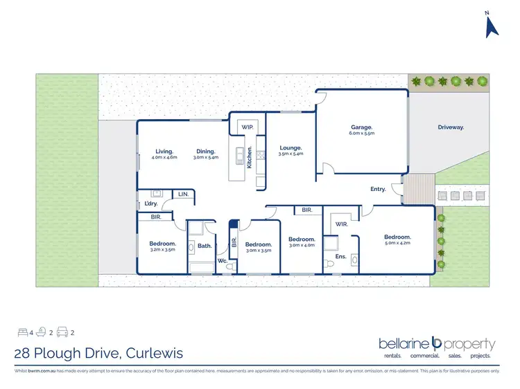 Floorplan of Homely house listing, 28 Plough Drive, Curlewis VIC 3222