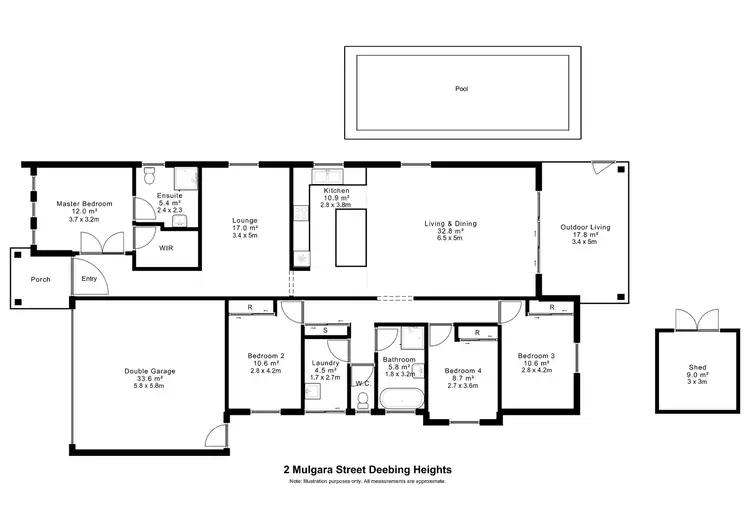 Floorplan of Homely house listing, 2 Mulgara Street, Deebing Heights QLD 4306
