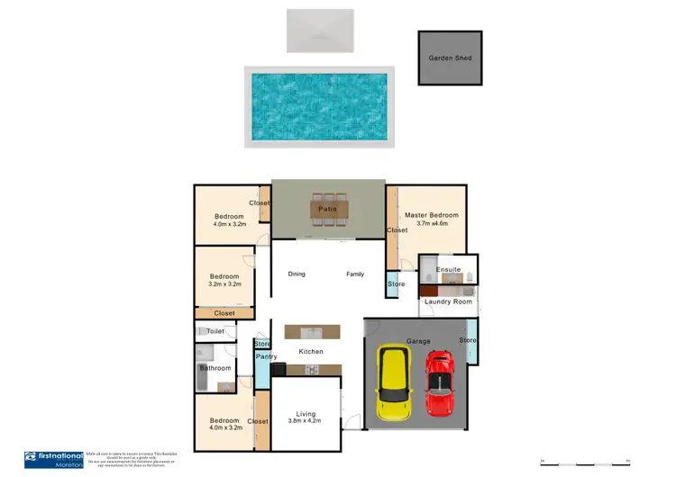 Floorplan of Homely house listing, 1 Rush Crescent, Caboolture QLD 4510