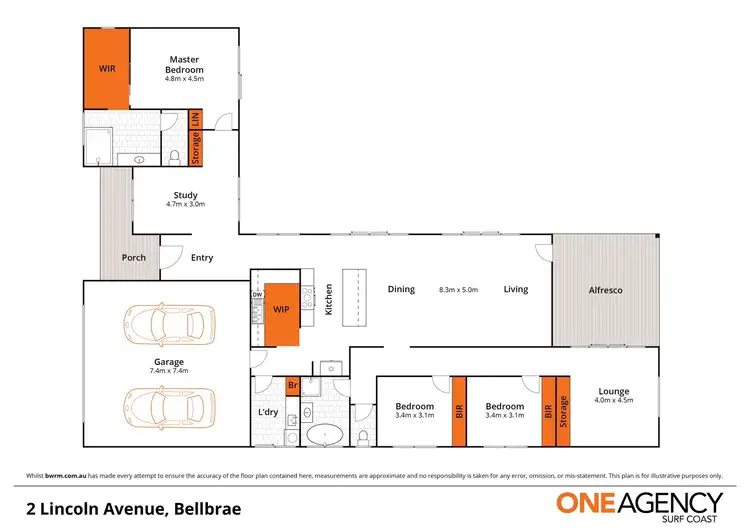 Floorplan of Homely house listing, 2 Lincoln Avenue, Bellbrae VIC 3228