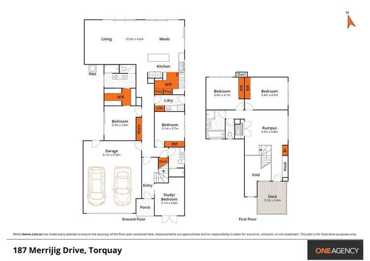 Floorplan of Homely house listing, 187 Merrijig Drive, Torquay VIC 3228