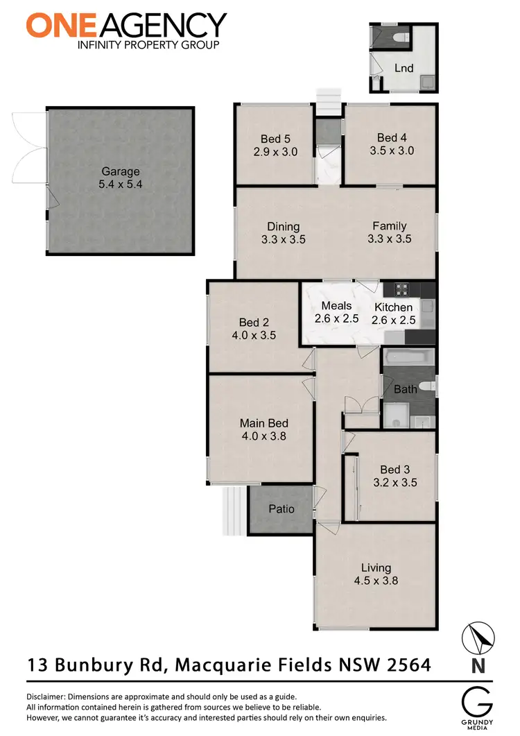 Floorplan of Homely house listing, 13 Bunbury Road, Macquarie Fields NSW 2564