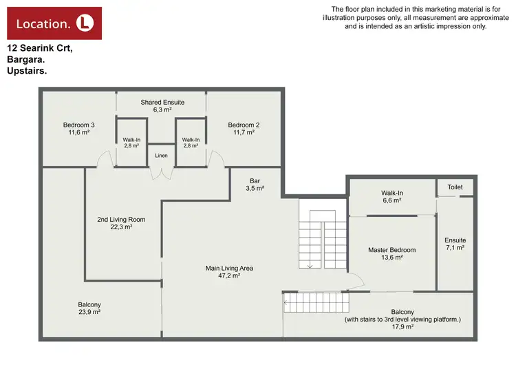 Floorplan of Homely house listing, 12 Searink Court, Bargara QLD 4670