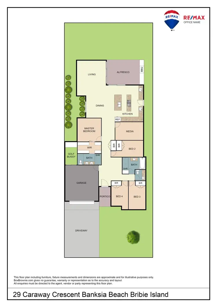 Floorplan of Homely house listing, 29 Caraway Crescent, Banksia Beach QLD 4507