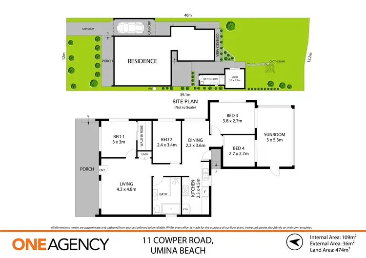 Floorplan of Homely house listing, 11 Cowper Road, Umina Beach NSW 2257
