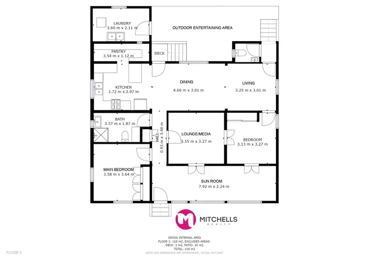 Floorplan of Homely house listing, 16 King Street, Urangan QLD 4655