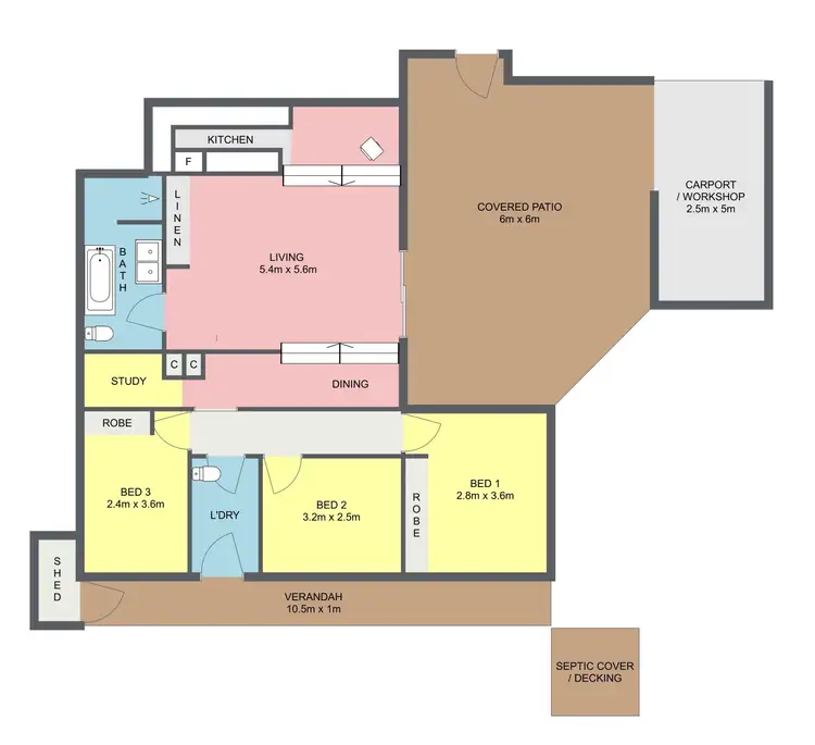 Floorplan of Homely house listing, Site 8/165 Glenworth Valley Rd (Neverfail Park Complex), Mount White NSW 2250