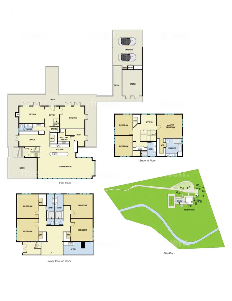 Floorplan of Homely rural property listing, 625 Grandview Road, Pullenvale QLD 4069