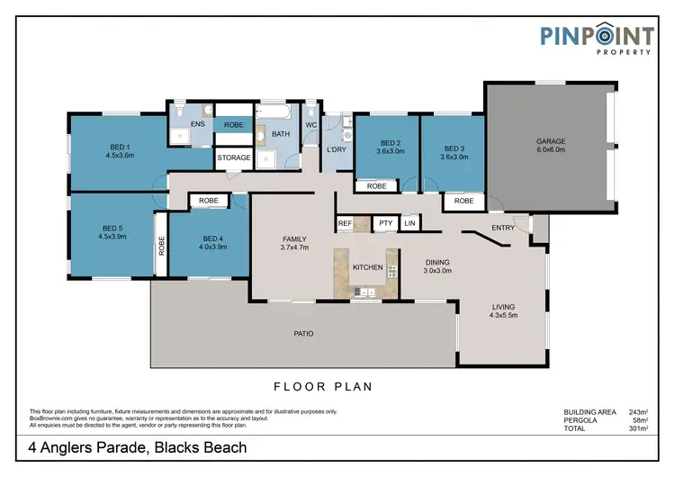 Floorplan of Homely house listing, 4 Anglers Parade, Blacks Beach QLD 4740