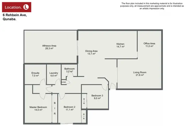 Floorplan of Homely house listing, 6 Rehbein Avenue, Qunaba QLD 4670