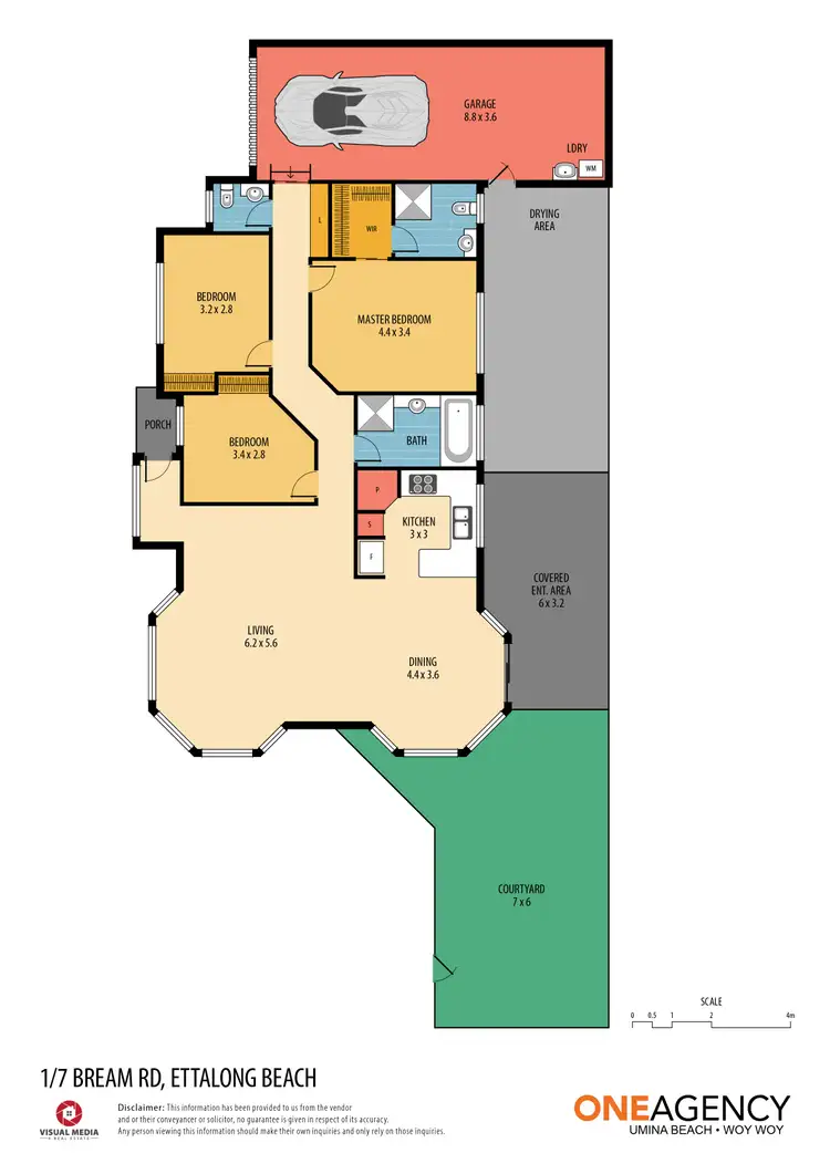 Floorplan of Homely villa listing, 1/7 Bream Road, Ettalong Beach NSW 2257