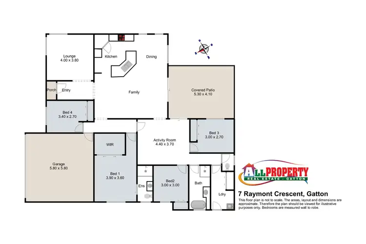 Floorplan of Homely house listing, 7 Raymont Crescent, Gatton QLD 4343