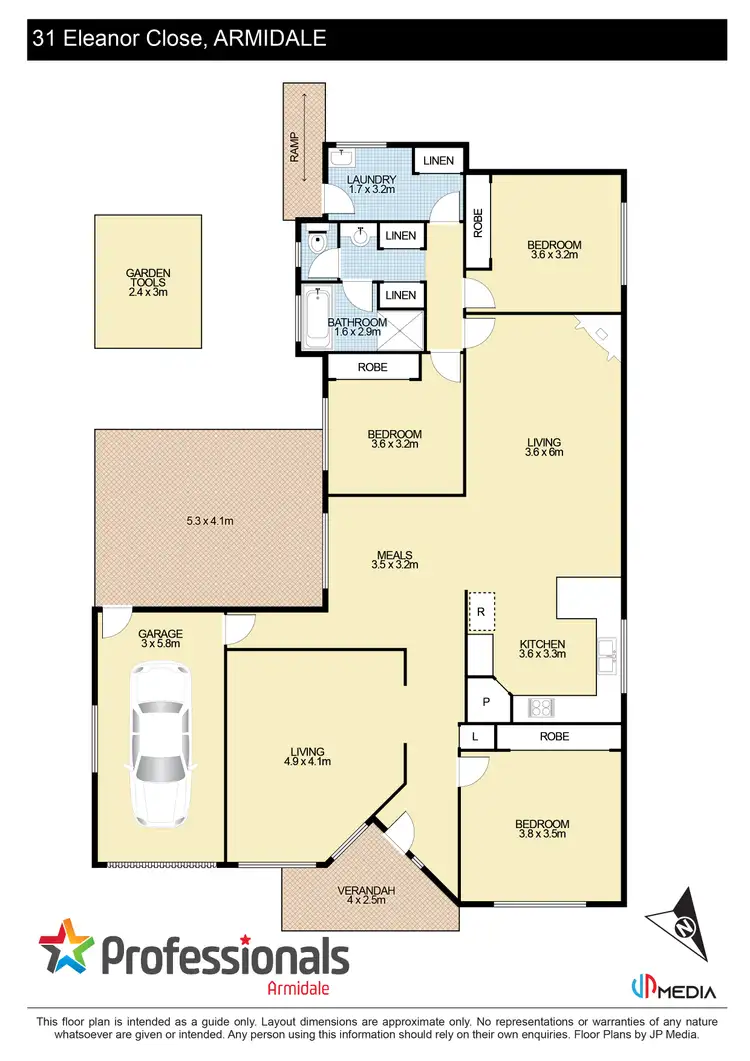 Floorplan of Homely house listing, 31 Eleanor Close, Armidale NSW 2350