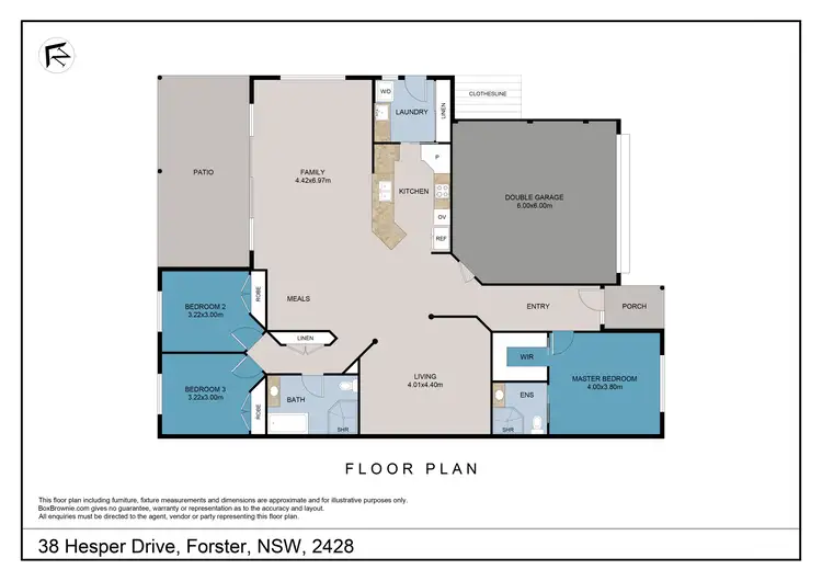 Floorplan of Homely villa listing, 38 Hesper Drive, Forster NSW 2428